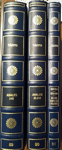 ANALES Libros I-VI + ANALES Libros XI-XVI + AGRÍCOLA - GERMANIA - DIÁLOGO SOBRE LOS ORADORES