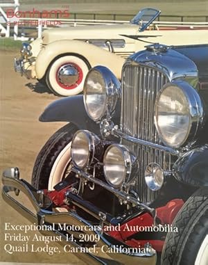 Exceptional Motorcars and Automobilia, Friday August 14, 2009. Featuring the Sydney H Craig Colle...