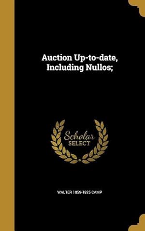 Bild des Verkufers fr Auction Up-to-date, Including Nullos zum Verkauf von moluna