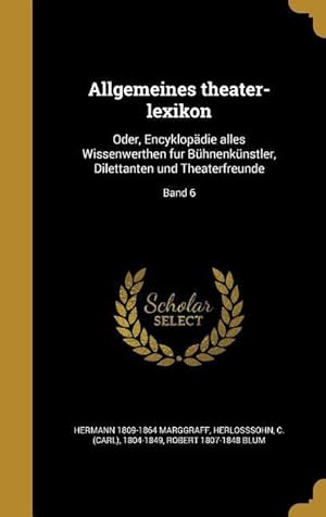 Seller image for GER-ALLGEMEINES THEATER-LEXIKO for sale by moluna