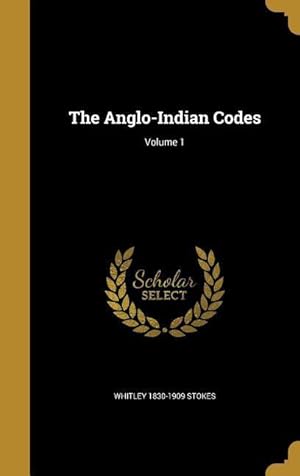Seller image for ANGLO-INDIAN CODES V01 for sale by moluna