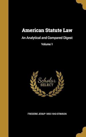 Seller image for AMER STATUTE LAW for sale by moluna