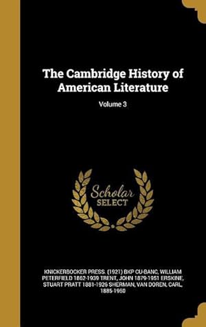 Seller image for CAMBRIDGE HIST OF AMER LITERAT for sale by moluna