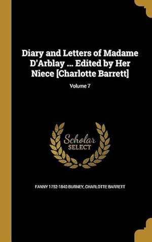 Seller image for DIARY & LETTERS OF MADAME DARB for sale by moluna