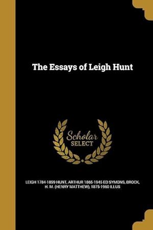 Image du vendeur pour ESSAYS OF LEIGH HUNT mis en vente par moluna