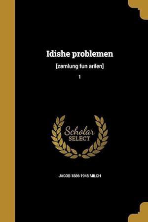 Seller image for Idishe problemen: [zamlung fun arilen] 1 for sale by moluna