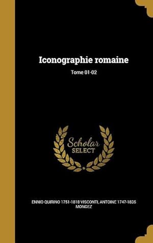 Bild des Verkufers fr Iconographie romaine Tome 01-02 zum Verkauf von moluna