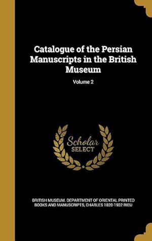 Bild des Verkufers fr CATALOGUE OF THE PERSIAN MANUS zum Verkauf von moluna