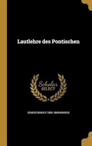 Seller image for GER-LAUTLEHRE DES PONTISCHEN for sale by moluna