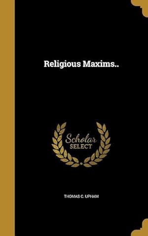 Seller image for RELIGIOUS MAXIMS for sale by moluna