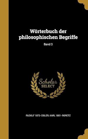 Immagine del venditore per GER-WORTERBUCH DER PHILOSOPHIS venduto da moluna