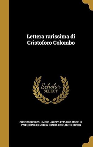 Bild des Verkufers fr Lettera rarissima di Cristoforo Colombo zum Verkauf von moluna