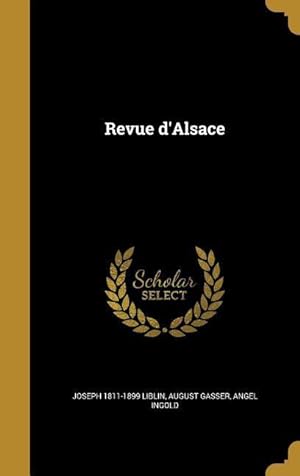 Bild des Verkufers fr Revue d\ Alsace zum Verkauf von moluna