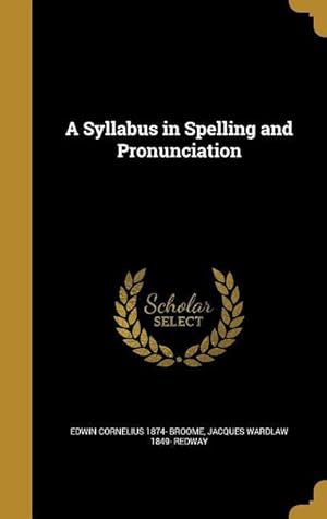 Image du vendeur pour SYLLABUS IN SPELLING & PRONUNC mis en vente par moluna