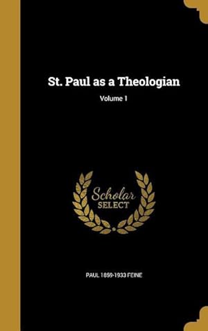 Seller image for ST PAUL AS A THEOLOGIAN V01 for sale by moluna