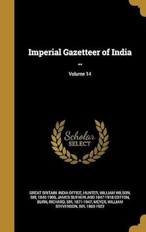 Bild des Verkufers fr Imperial Gazetteer of India . Volume 14 zum Verkauf von moluna