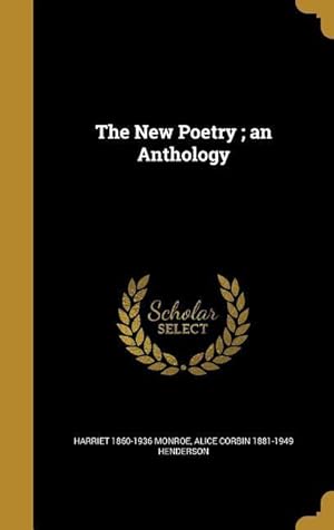 Seller image for The New Poetry an Anthology for sale by moluna