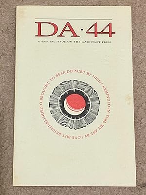 Seller image for DA 44: A Special Issue on the Gauntlet Press (with signed Barbara Howard wood block print for sale by The Poet's Pulpit