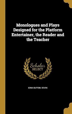 Seller image for MONOLOGUES & PLAYS DESIGNED FO for sale by moluna