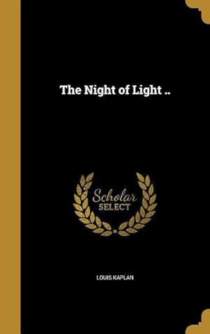 Bild des Verkufers fr NIGHT OF LIGHT zum Verkauf von moluna