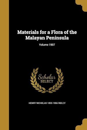 Seller image for MATERIALS FOR A FLORA OF THE M for sale by moluna