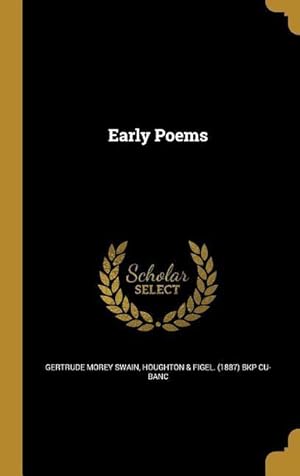 Seller image for EARLY POEMS for sale by moluna