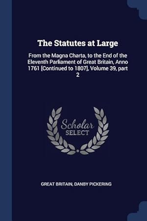 Image du vendeur pour STATUTES AT LARGE mis en vente par moluna