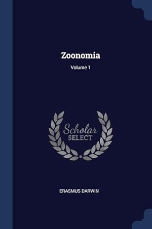 Bild des Verkufers fr Zoonomia Volume 1 zum Verkauf von moluna