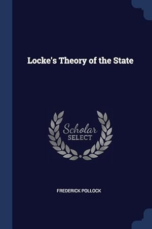 Imagen del vendedor de Locke\ s Theory of the State a la venta por moluna