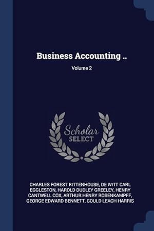 Bild des Verkufers fr Business Accounting . Volume 2 zum Verkauf von moluna