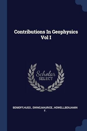 Bild des Verkufers fr Contributions In Geophysics Vol I zum Verkauf von moluna
