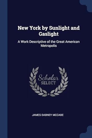 Bild des Verkufers fr New York by Sunlight and Gaslight: A Work Descriptive of the Great American Metropolis zum Verkauf von moluna