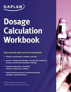 Bild des Verkufers fr Dosage Calculation Workbook zum Verkauf von moluna