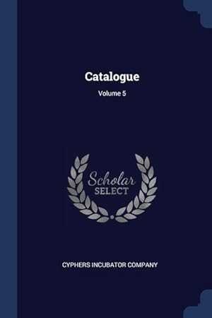 Seller image for Catalogue Volume 5 for sale by moluna