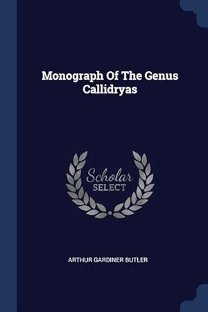 Bild des Verkufers fr Monograph Of The Genus Callidryas zum Verkauf von moluna