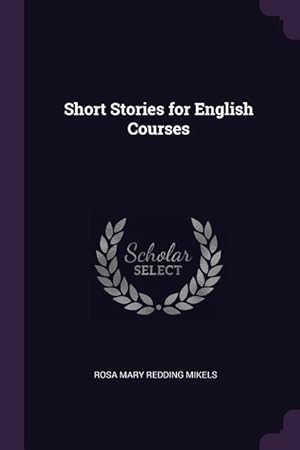 Seller image for Short Stories for English Courses for sale by moluna