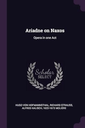 Image du vendeur pour ARIADNE ON NAXOS mis en vente par moluna