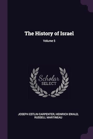 Bild des Verkufers fr The History of Israel Volume 5 zum Verkauf von moluna