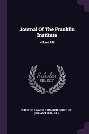 Bild des Verkufers fr JOURNAL OF THE FRANKLIN INST V zum Verkauf von moluna