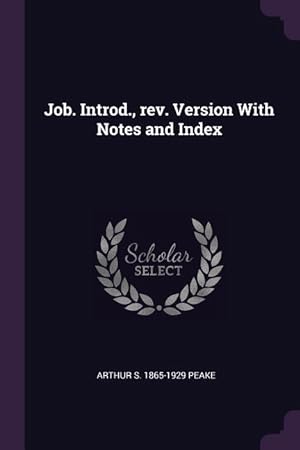 Bild des Verkufers fr Job. Introd., rev. Version With Notes and Index zum Verkauf von moluna