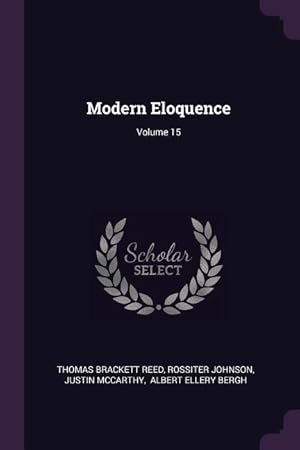 Imagen del vendedor de MODERN ELOQUENCE V15 a la venta por moluna