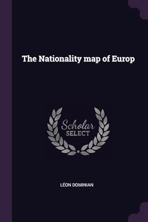 Imagen del vendedor de NATIONALITY MAP OF EUROP a la venta por moluna