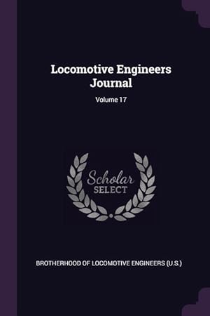 Bild des Verkufers fr LOCOMOTIVE ENGINEERS JOURNAL V zum Verkauf von moluna