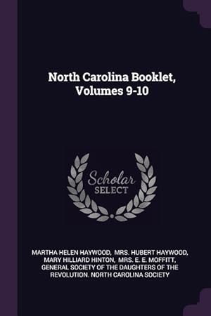 Imagen del vendedor de NORTH CAROLINA BOOKLET VOLUMES a la venta por moluna