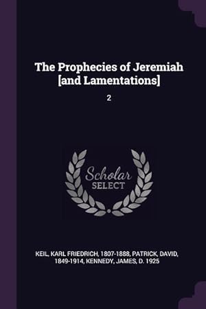 Bild des Verkufers fr PROPHECIES OF JEREMIAH & LAMEN zum Verkauf von moluna