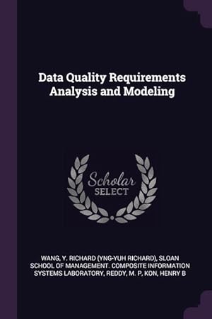 Imagen del vendedor de Data Quality Requirements Analysis and Modeling a la venta por moluna