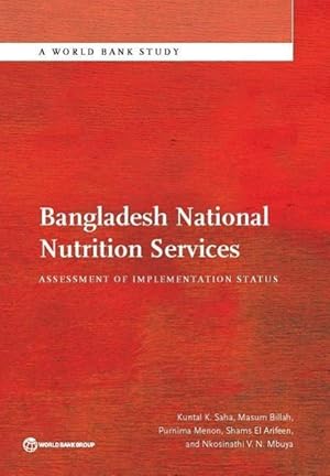 Bild des Verkufers fr Saha, K: Bangladesh National Nutrition Services zum Verkauf von moluna