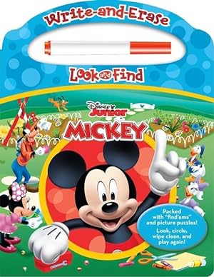 Imagen del vendedor de Disney Junior Mickey Mouse Clubhouse: Write-And-Erase Look and Find: Write-And-Erase Look and Find [With Marker] a la venta por moluna