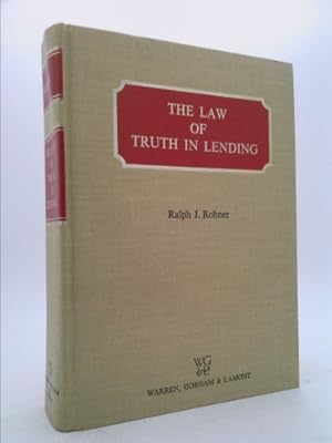 Bild des Verkufers fr The Law of truth in lending zum Verkauf von ThriftBooksVintage