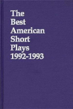 Bild des Verkufers fr The Best American Short Plays 1992-1993 zum Verkauf von moluna
